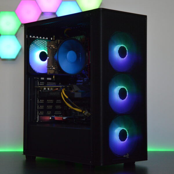 Intel i7-6700 RGB Gaming PC - NVIDIA GTX 1660 Ti GPU, 2TB+ Storage, WiFi, Win 11
