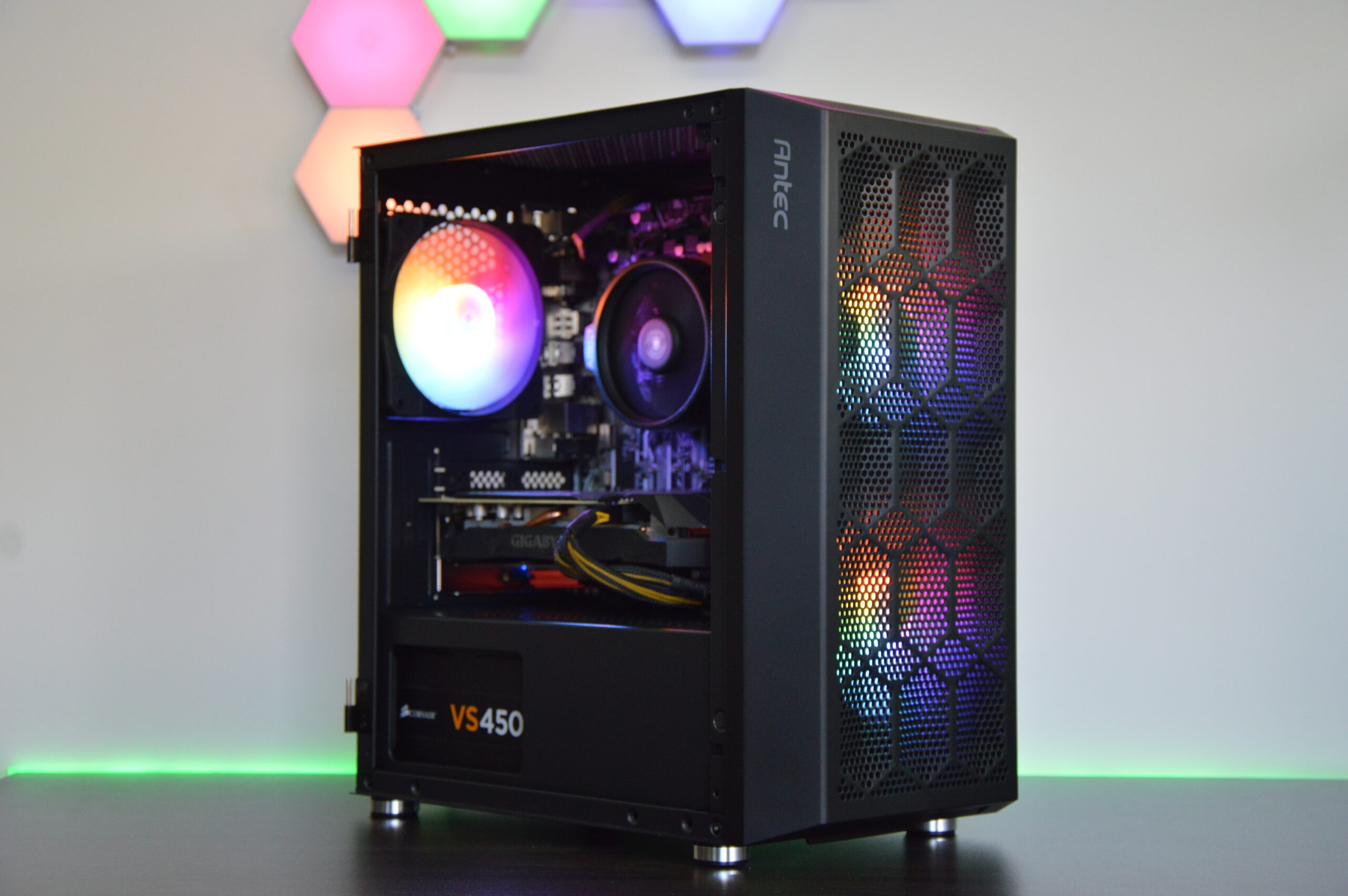 AMD RYZEN 5 RGB Gaming PC - NVIDIA GTX 1660 Ti, 16GB DDR4 RAM, Wi-Fi, Windows 11