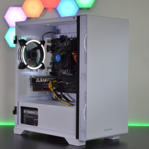 Intel i5 8th generation White Gaming PC - NVIDIA GTX 1660 Ti, 16GB DDR4 RAM, 2TB+ Storage, Wi-Fi, Windows 11