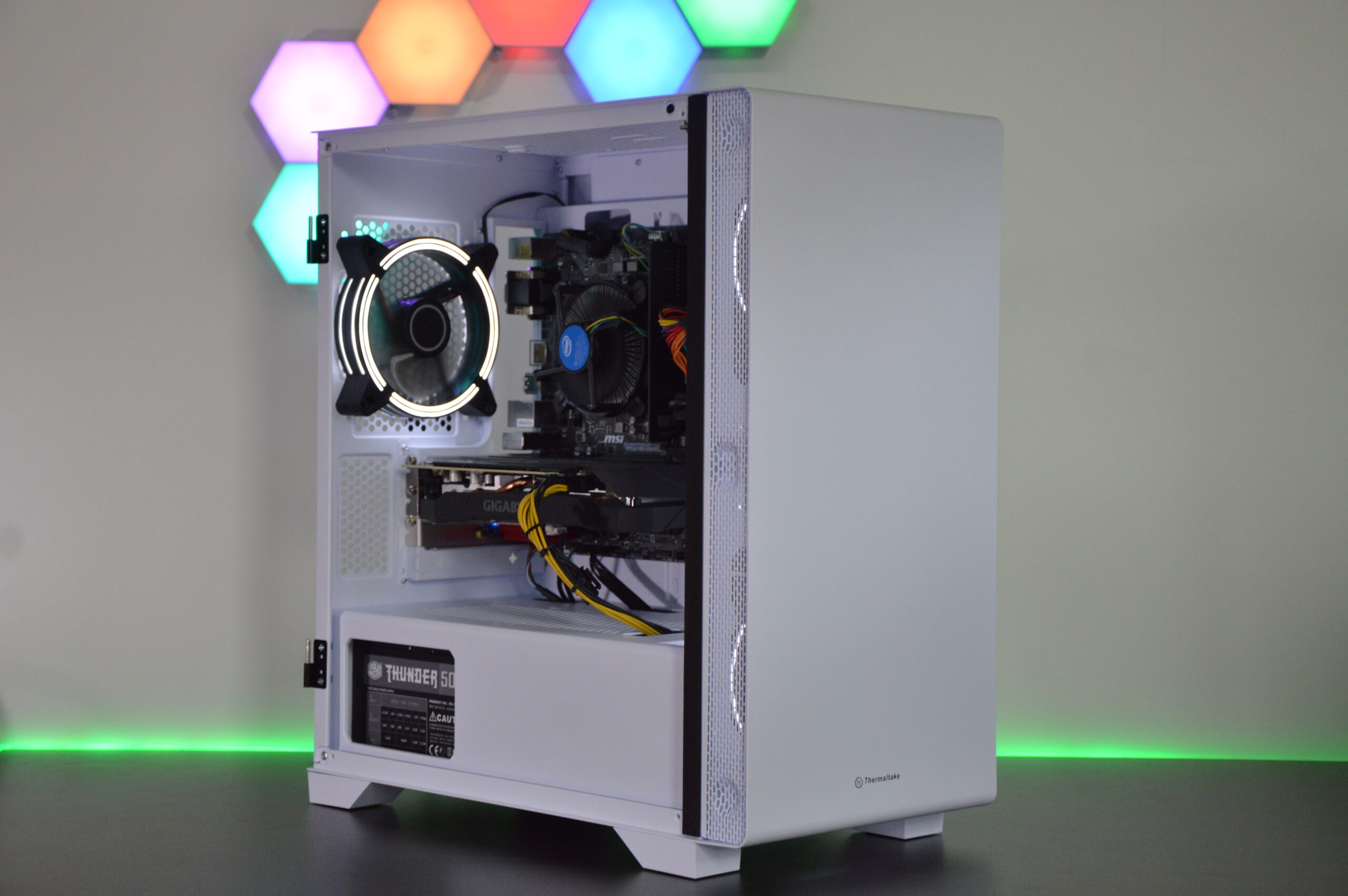 Intel i5 8th generation White Gaming PC - NVIDIA GTX 1660 Ti, 16GB DDR4 RAM, 2TB+ Storage, Wi-Fi, Windows 11