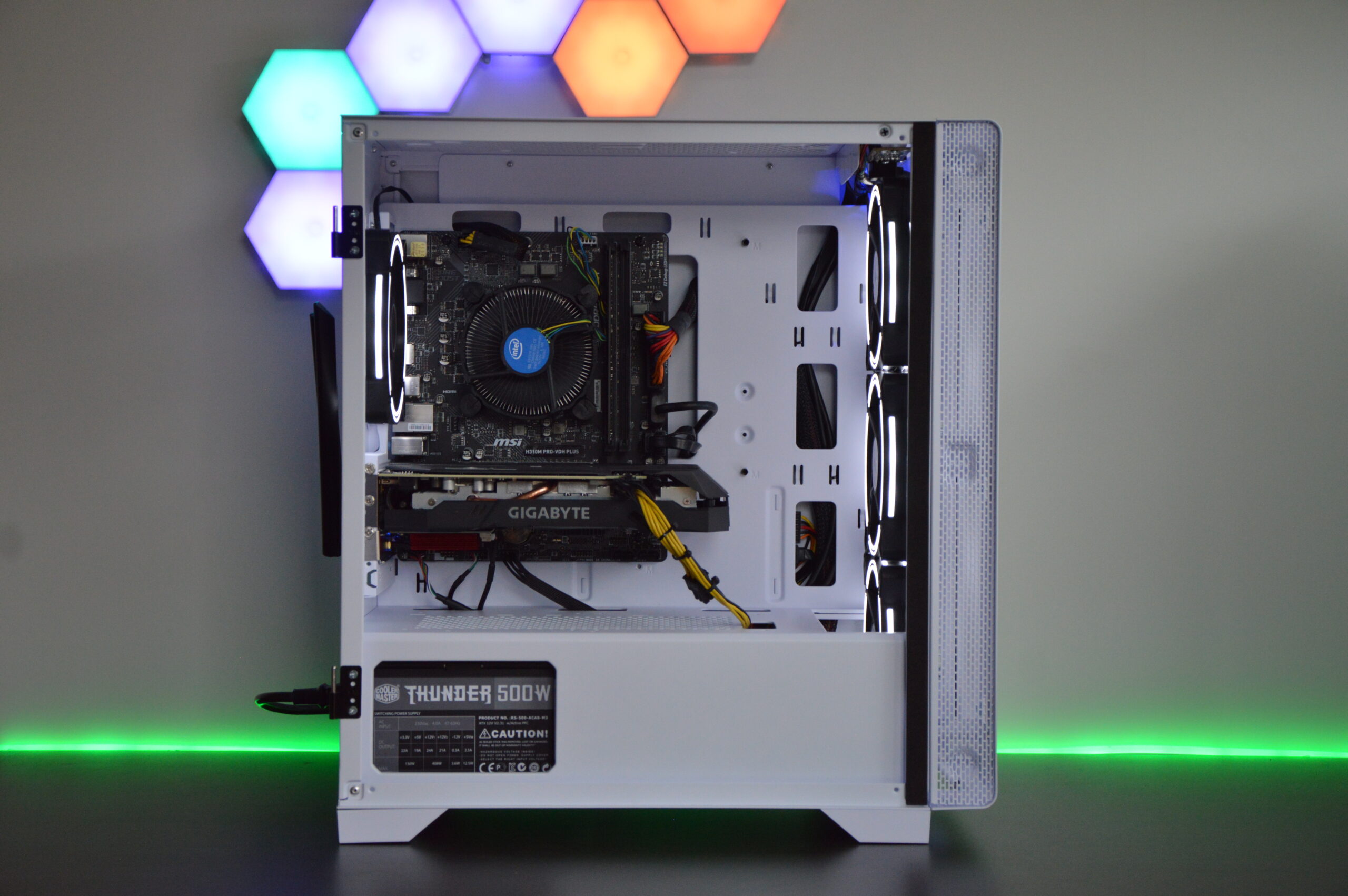 Intel i5 8th generation White Gaming PC - NVIDIA GTX 1660 Ti, 16GB DDR4 RAM, 2TB+ Storage, Wi-Fi, Windows 11 - Image 2