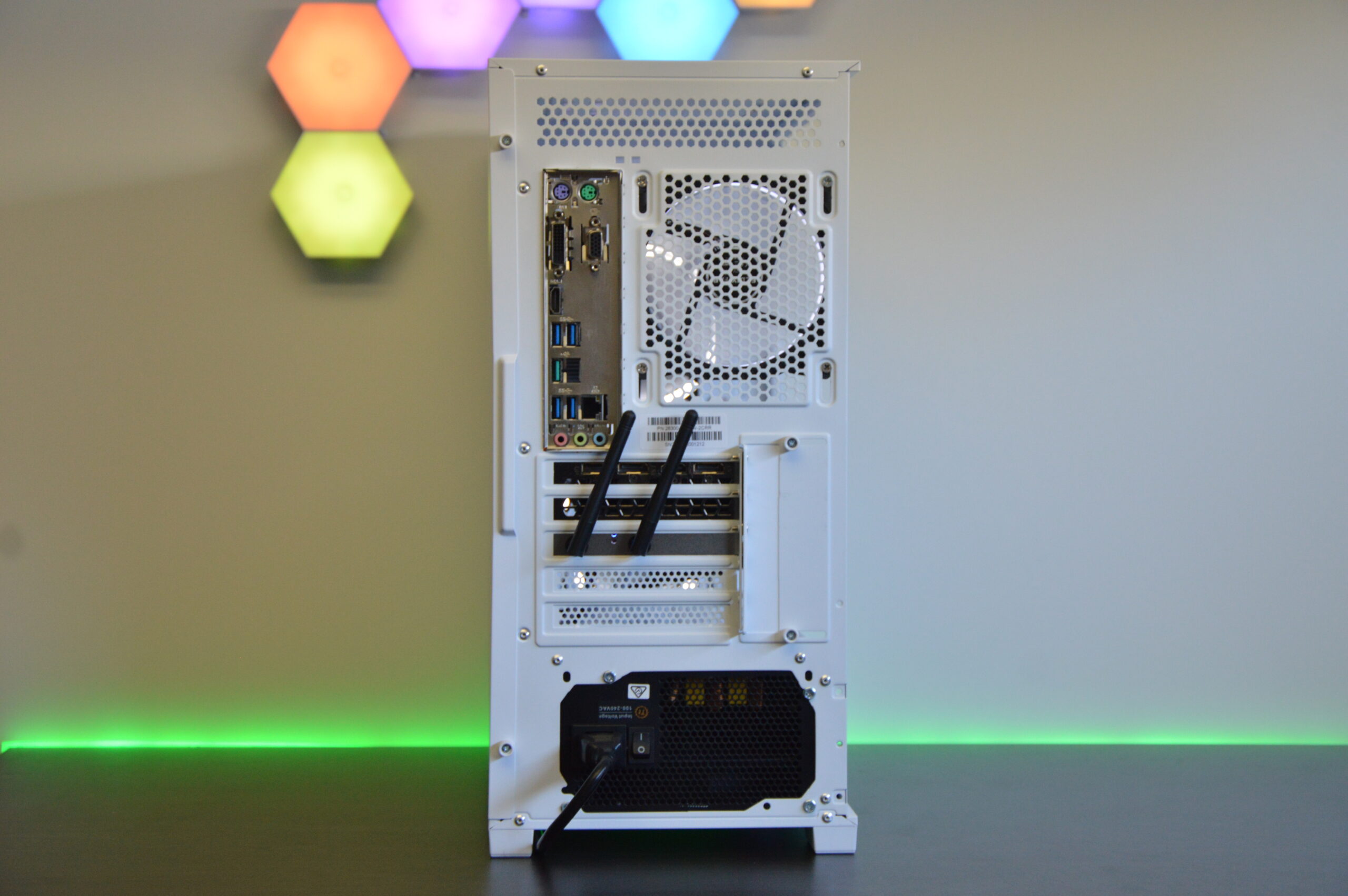White Ryzen 5 AMD Gaming PC - NVIDIA RTX 2070 GPU, 1TB+ Storage, Wi-Fi, Windows 11 - Image 4