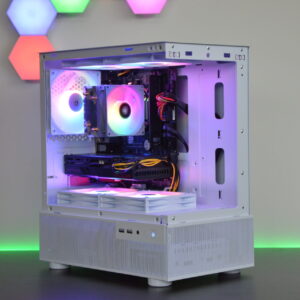 AMD Radeon RX 6600 White RGB Gaming PC - Intel 10th gen, 2TB+ Storage, Wi-Fi, Windows 11