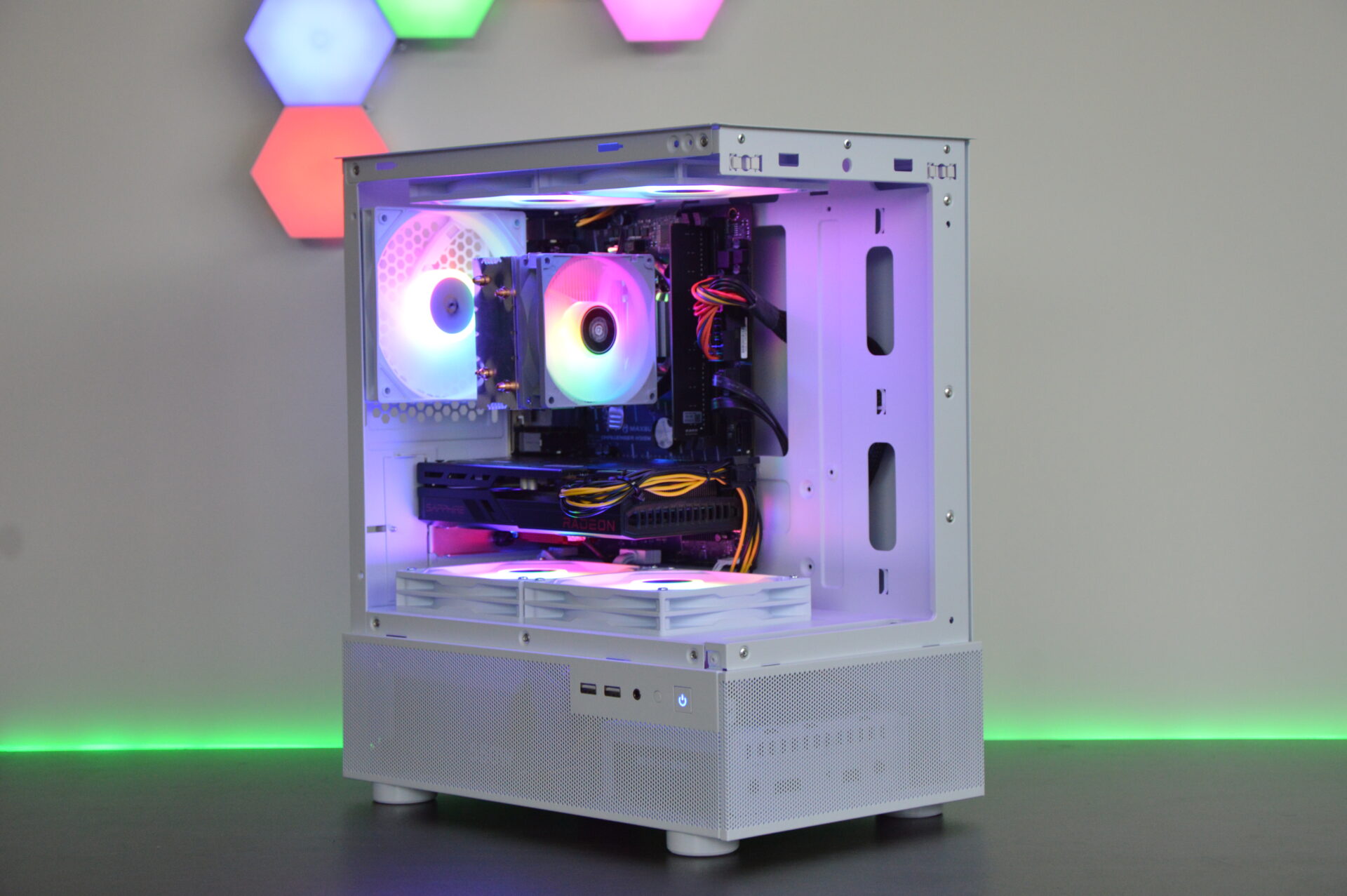 AMD Radeon RX 6600 White RGB Gaming PC - Intel 10th gen, 2TB+ Storage, Wi-Fi, Windows 11