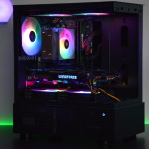 Intel i5 RGB Gaming PC - NVIDIA GTX, 2TB+ Storage, 12GB RAM, W11
