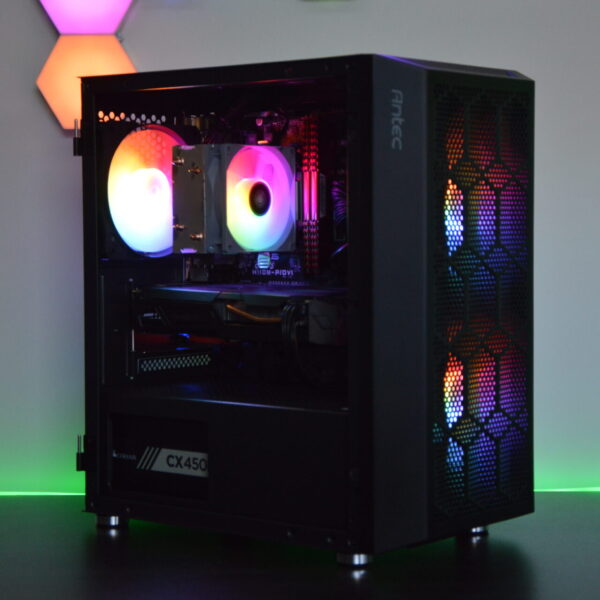 NVIDIA RGB Gaming PC - 12GB DDR4, 2TB+ Storage, Windows 11
