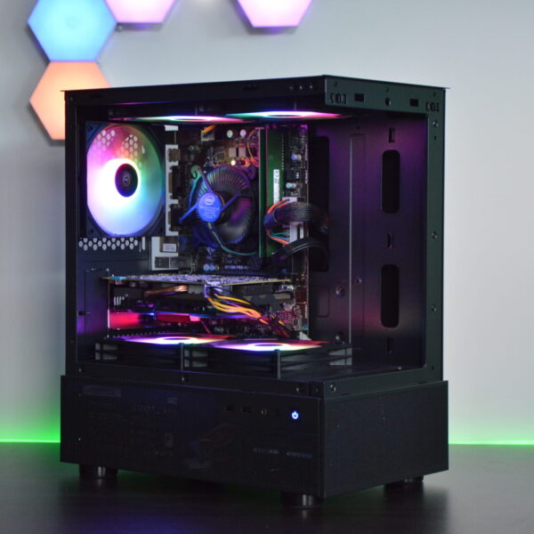 Intel i5 RGB Gaming PC - 12GB DDR4 RAM, Wi-Fi, NVIDIA GTX Graphics