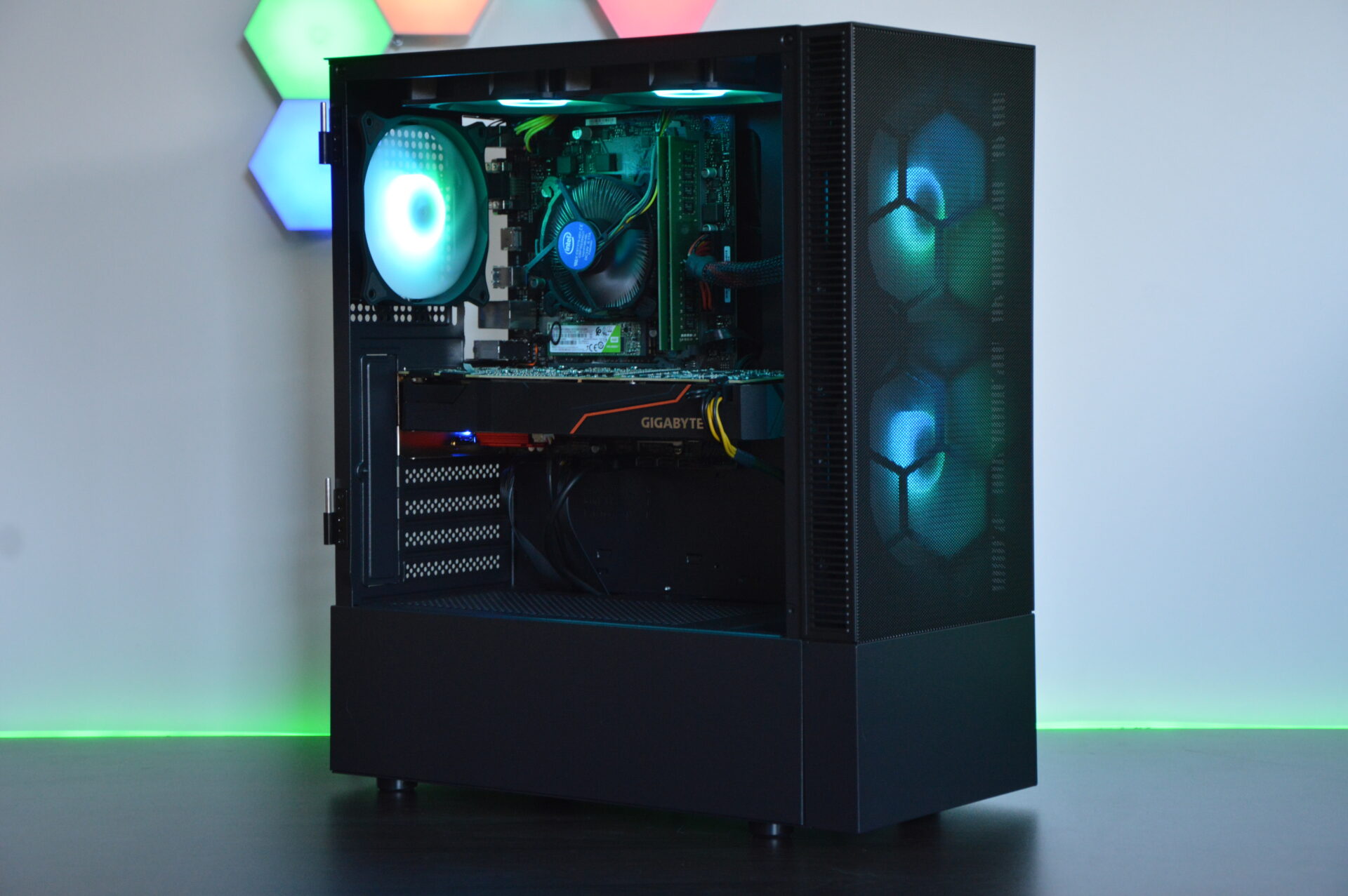Intel i5-9400F RGB Gaming PC - NVIDIA GTX 1080, 16GB DDR4 RAM, 1TB+ Storage