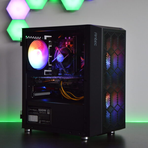 Intel i5 NVIDIA RGB Gaming PC - GTX Graphics, 12GB DDR4 RAM, W11