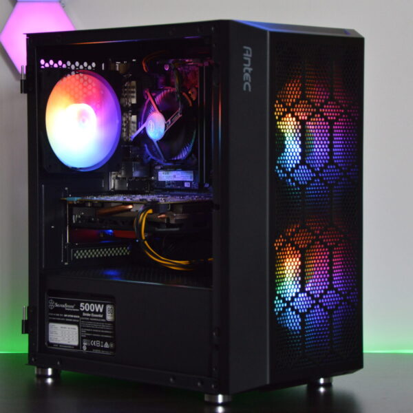 Intel i5 RGB Gaming PC - NVIDIA GTX, 1TB+ Storage, Wi-Fi, W11