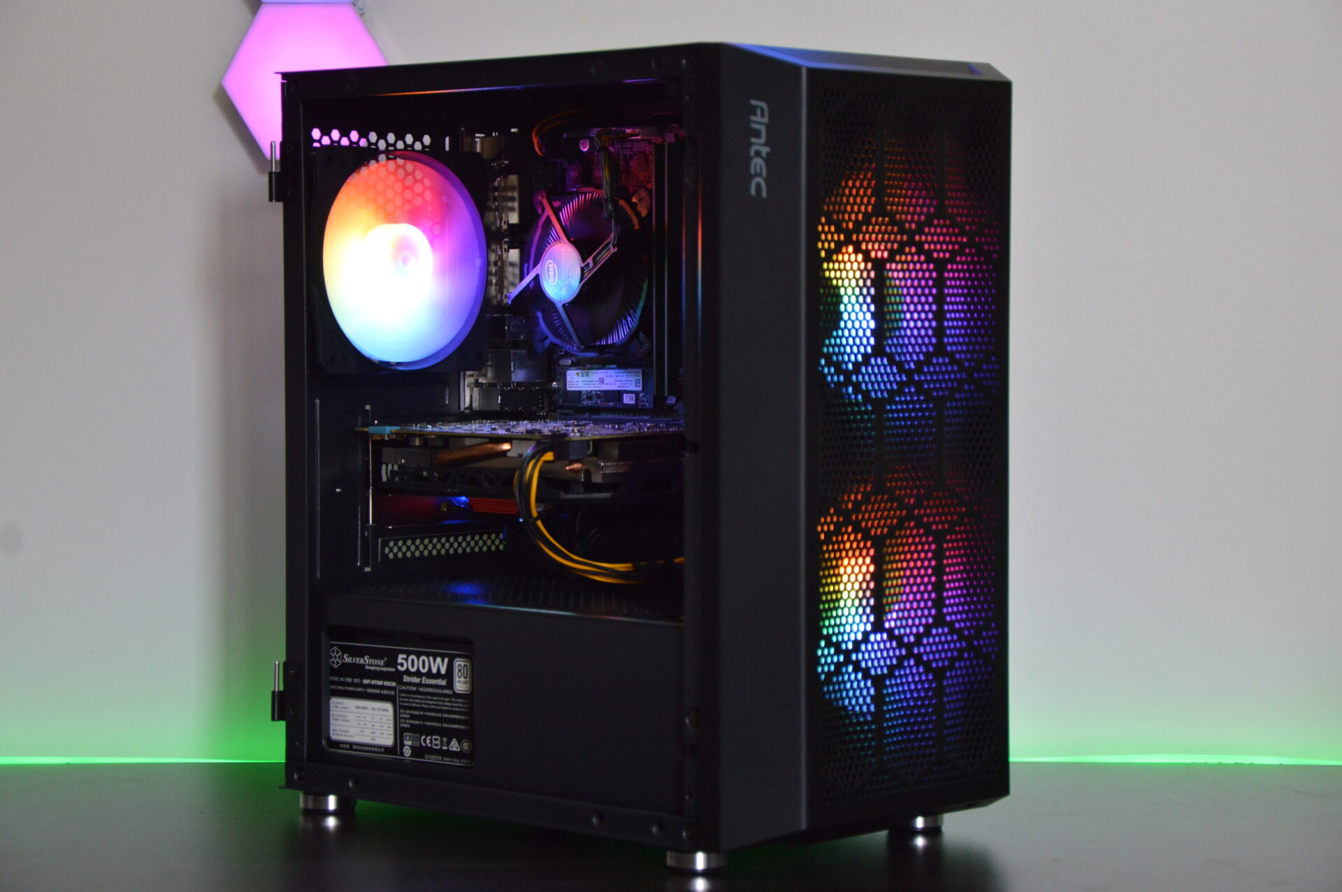 Intel i5 RGB Gaming PC - NVIDIA GTX, 1TB+ Storage, Wi-Fi, W11