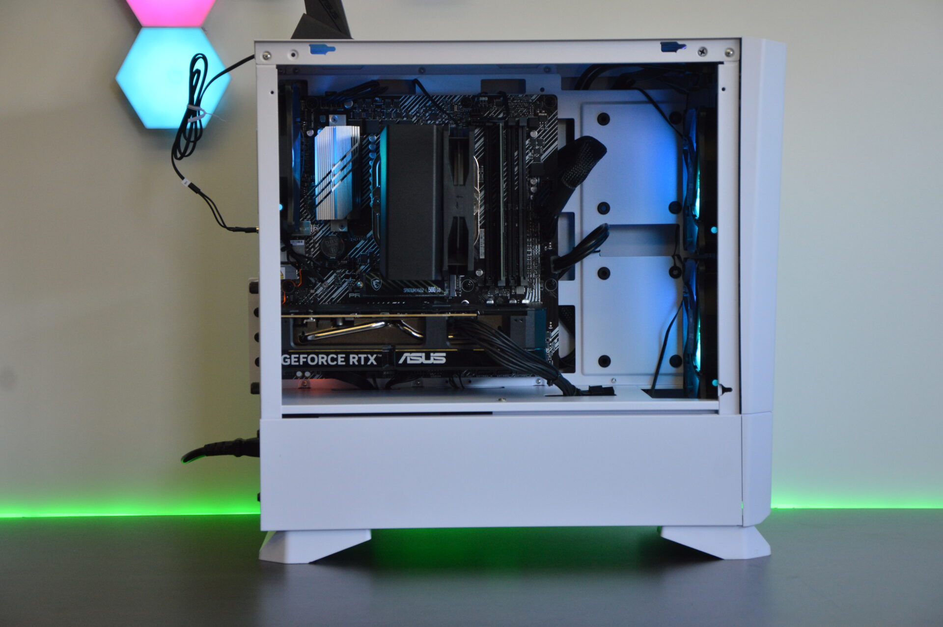 NVIDIA RTX 5060 White RGB Gaming PC - AMD Ryzen 5 CPU, 16GB DDR4, 500GB SSD, W11 - Image 10