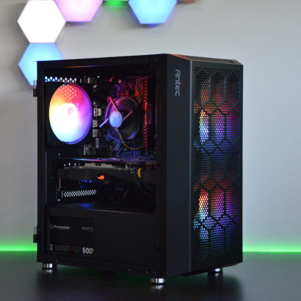 AMD Radeon RGB Gaming PC - 12GB DDR4 RAM, Intel CPU, 1TB+ Storage
