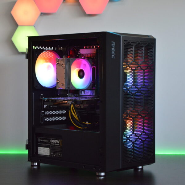 Intel Xeon RGB Gaming PC - NVIDIA GTX, 1TB+ Storage, 18GB RAM, Windows 11