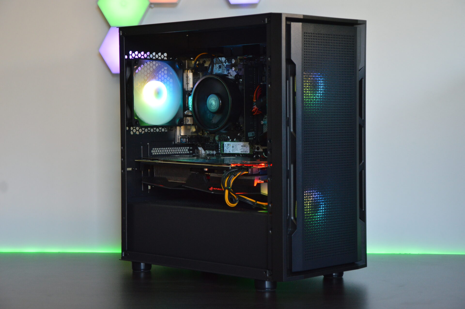 AMD RYZEN 5 RGB Gaming PC - RX VEGA 64, 2TB+ Storage, 16GB DDR4 RAM