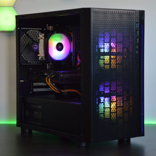 AMD RYZEN 5 5500 Gaming PC - RX 6600 GPU, 16GB DDR4 RAM, 3TB Storage, W11