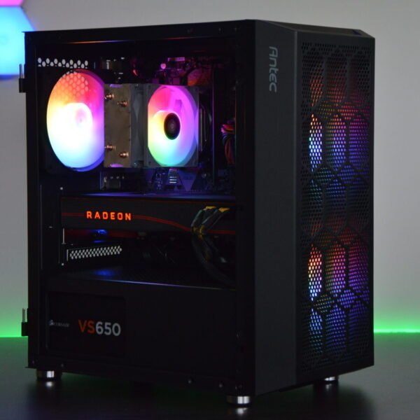 Intel i5-9400 RGB Gaming PC - AMD RX 5700 XT, 16GB DDR4 RA, 2TB+ Storage, W11