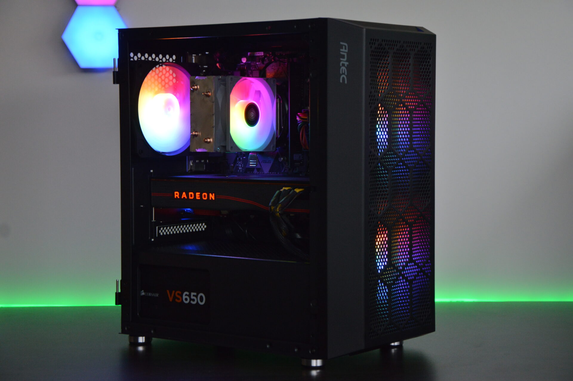 Intel i5-9400 RGB Gaming PC - AMD RX 5700 XT, 16GB DDR4 RA, 2TB+ Storage, W11