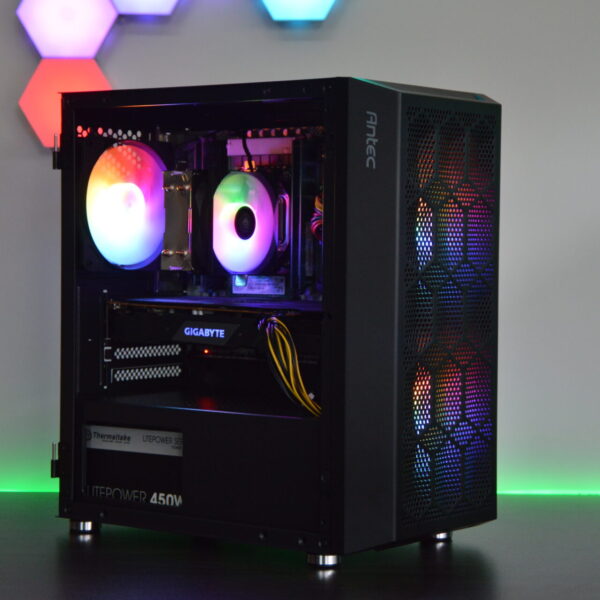 AMD Radeon RGB Gaming PC - Intel Xeon, 14GB RAM, 1TB+ Storage, W11