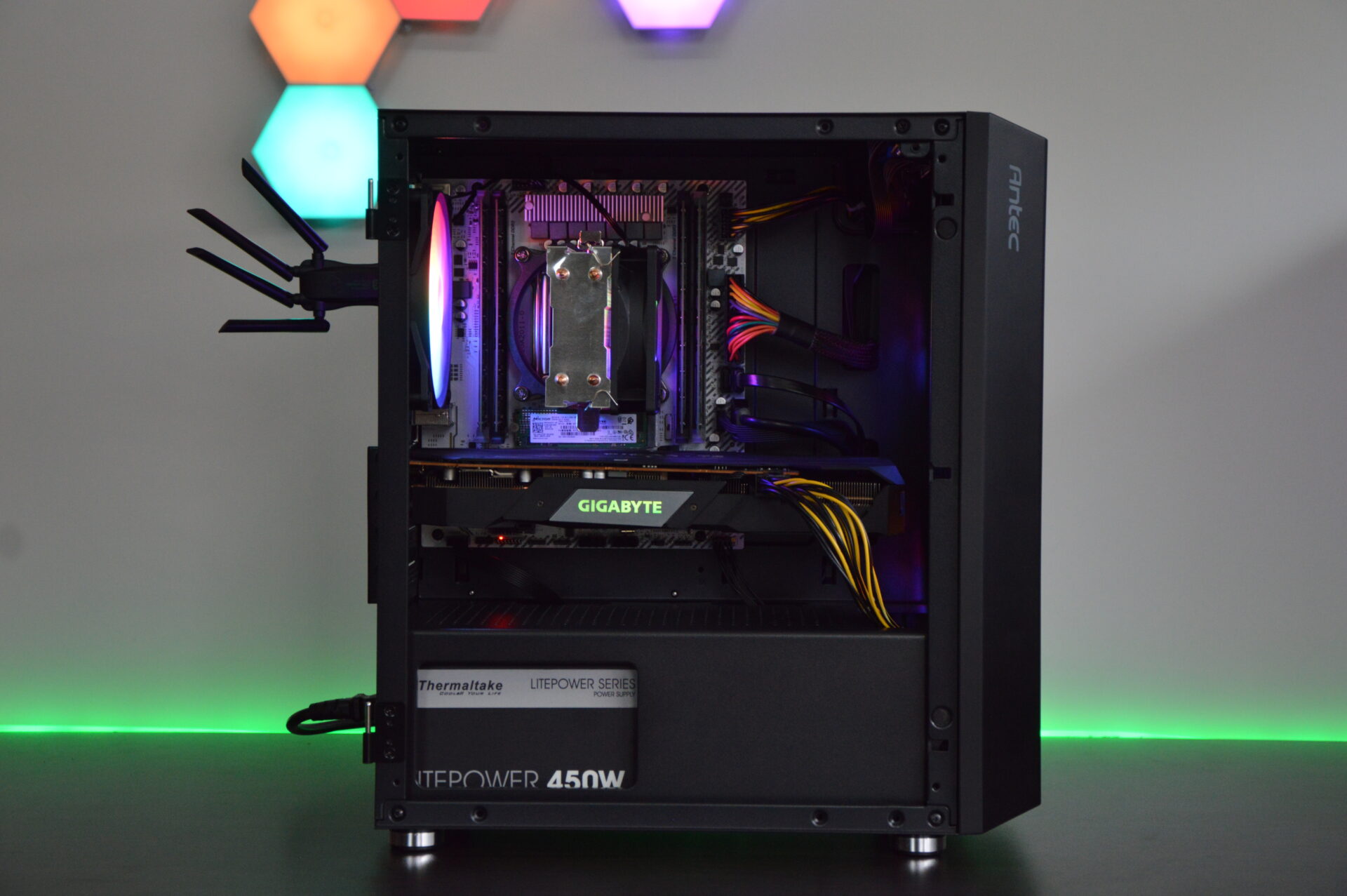 AMD Radeon RGB Gaming PC - Intel Xeon, 14GB RAM, 1TB+ Storage, W11 - Image 3