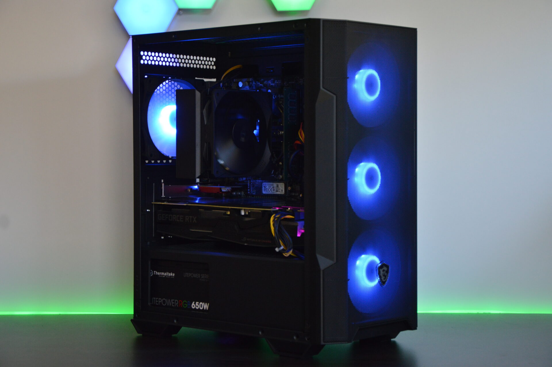 AMD RYZEN 7 RGB Gaming PC - NVIDIA RTX, 16GB RAM, 1TB+ Storage, W11 - Image 4