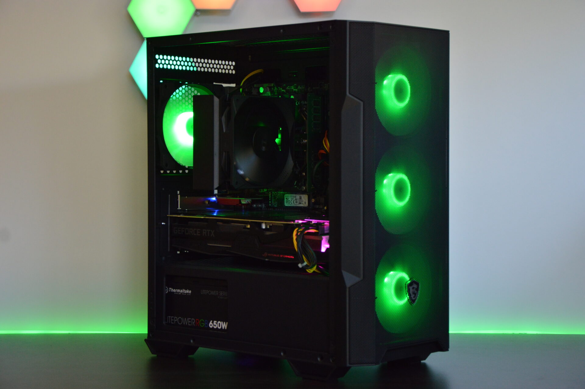 AMD RYZEN 7 RGB Gaming PC - NVIDIA RTX, 16GB RAM, 1TB+ Storage, W11 - Image 3