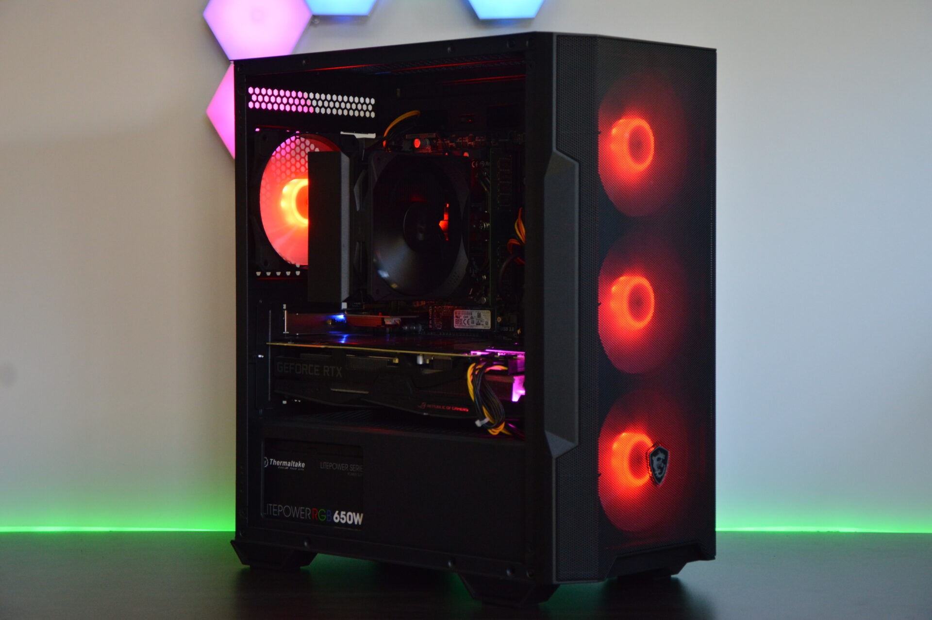 AMD RYZEN 7 RGB Gaming PC - NVIDIA RTX, 16GB RAM, 1TB+ Storage, W11 - Image 2